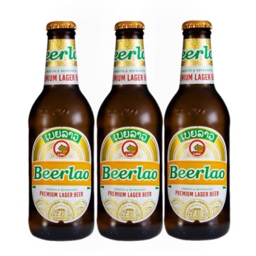 Beerlao Premium Lager Beer 330ml *3, best before  2026/1/19