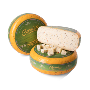 Gardeli Dutch Cheese With Garden Herbs, Vacuum Packing