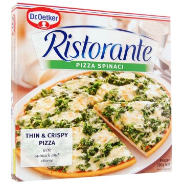 Dr.oetker Ristorante Pizza Spinaci， best before 2026-9-12